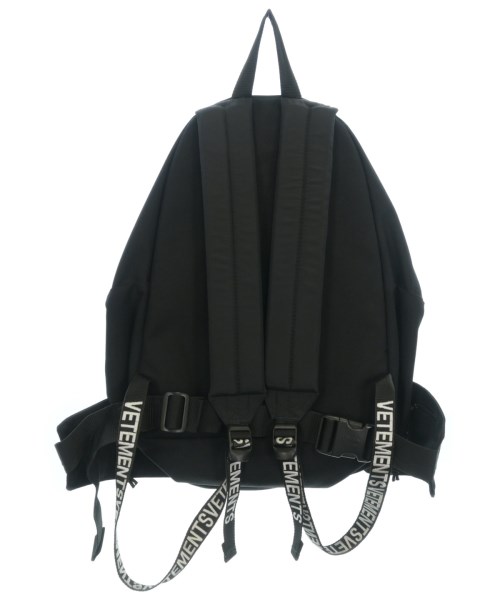 VETEMENTS（ヴェトモン）バックパック・リュック 黒 サイズ:- メンズ/2200707378053