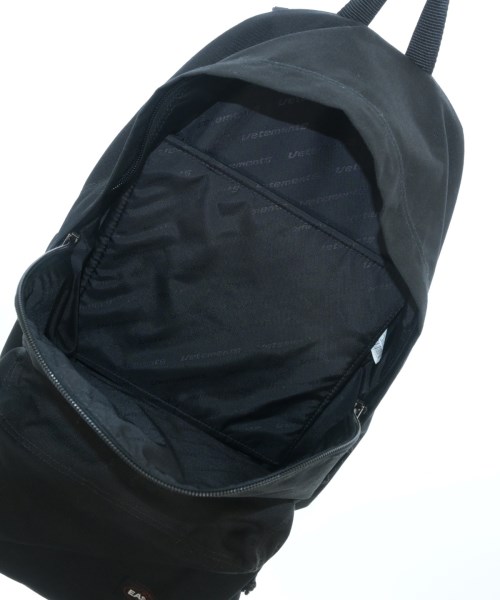 VETEMENTS（ヴェトモン）バックパック・リュック 黒 サイズ:- メンズ/2200707378053