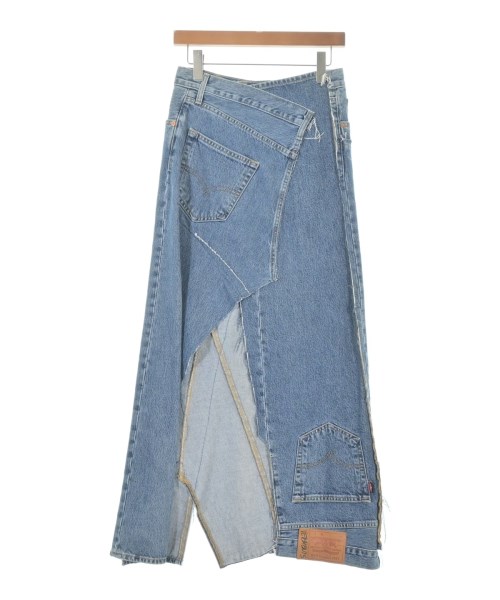 VETEMENTS（ヴェトモン）ロング・マキシ丈スカート 青 サイズ:S レディース/2200708630013