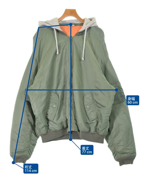 VETEMENTS（ヴェトモン）ミリタリーブルゾン カーキ サイズ:M メンズ/2200663062010