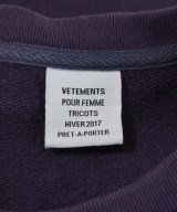 VETEMENTS（ヴェトモン）スウェット 紫 サイズ:M レディース/2200663062027