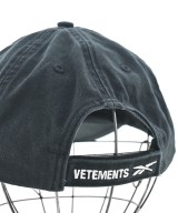 VETEMENTS（ヴェトモン）キャップ 黒 サイズ:- メンズ/2200663269082