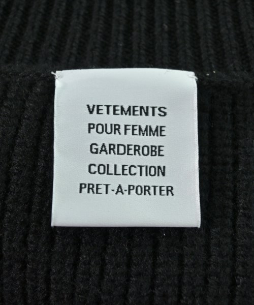 VETEMENTS（ヴェトモン）その他 黒 サイズ:S/S レディース/2200665265020