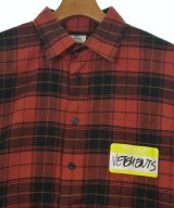 VETEMENTS（ヴェトモン）カジュアルシャツ 赤 サイズ:S メンズ/2200665795077