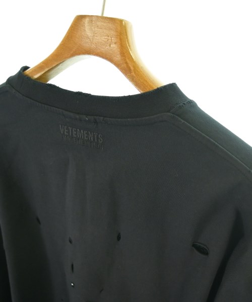 VETEMENTS（ヴェトモン）Tシャツ・カットソー 黒 サイズ:L メンズ/2200665795084