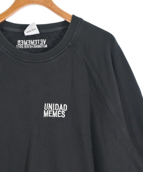 VETEMEMES（ヴェトミームス）スウェット 黒 サイズ:-(XXL位) メンズ/2200666952080