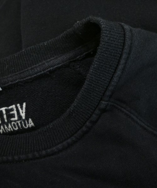 VETEMEMES（ヴェトミームス）スウェット 黒 サイズ:-(XXL位) メンズ/2200666952080
