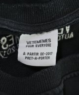 VETEMEMES（ヴェトミームス）スウェット 黒 サイズ:-(XXL位) メンズ/2200666952080