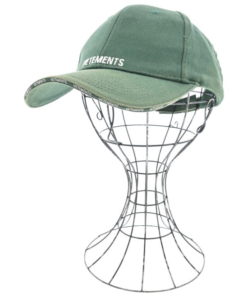 VETEMENTS(ヴェトモン)キャップ 緑 サイズ:-/2200671129248