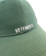 VETEMENTS（ヴェトモン）キャップ 緑 サイズ:- メンズ/2200671129248