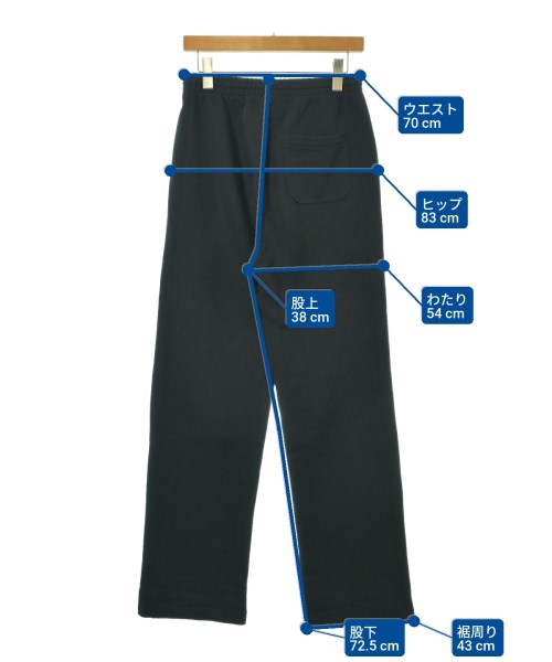 VETEMENTS（ヴェトモン）スウェットパンツ 黒 サイズ:-(XS位) メンズ/2200672319105