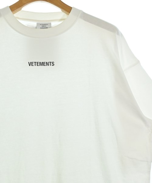 VETEMENTS（ヴェトモン）Tシャツ・カットソー 白 サイズ:M メンズ/2200733018046