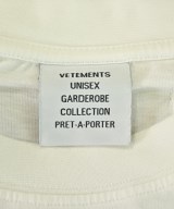 VETEMENTS（ヴェトモン）Tシャツ・カットソー 白 サイズ:M メンズ/2200733018046