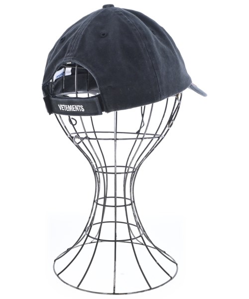 VETEMENTS（ヴェトモン）キャップ 黒 サイズ:OSFM メンズ/2200735965096