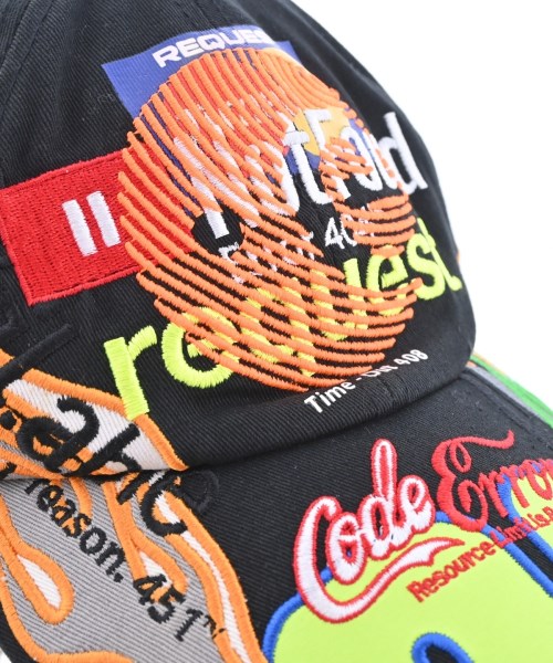 VETEMENTS（ヴェトモン）キャップ 黒 サイズ:- メンズ/2200735965102
