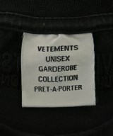 VETEMENTS（ヴェトモン）Tシャツ・カットソー 黒 サイズ:XS メンズ/2200721461038