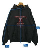 VETEMENTS（ヴェトモン）パーカー 黒 サイズ:S メンズ/2200727823106