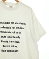 VETEMENTS（ヴェトモン）Tシャツ・カットソー 白 サイズ:S メンズ/2200727823113