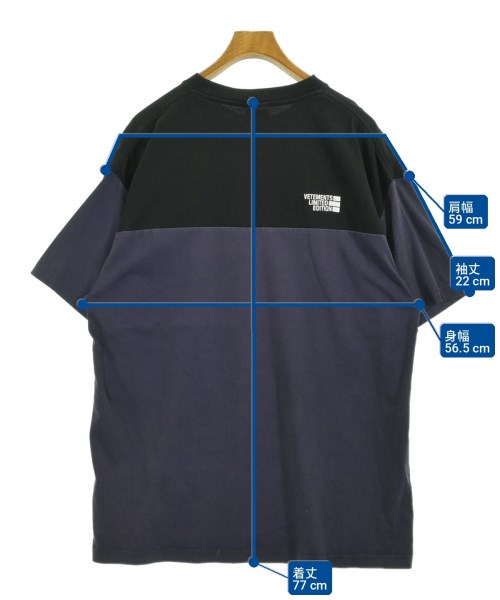 VETEMENTS（ヴェトモン）Tシャツ・カットソー 紫 サイズ:M メンズ/2200727823137