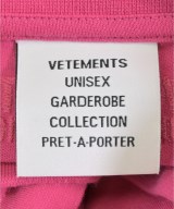 VETEMENTS（ヴェトモン）Tシャツ・カットソー ピンク サイズ:L メンズ/2200691081878