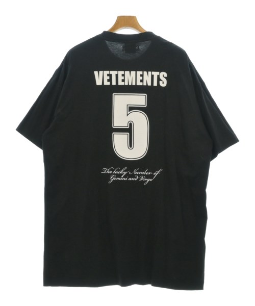 VETEMENTS（ヴェトモン）Tシャツ・カットソー 黒 サイズ:L メンズ/2200691728834