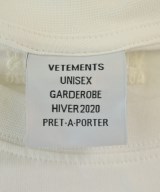 VETEMENTS（ヴェトモン）Tシャツ・カットソー 白 サイズ:U メンズ/2200691728858
