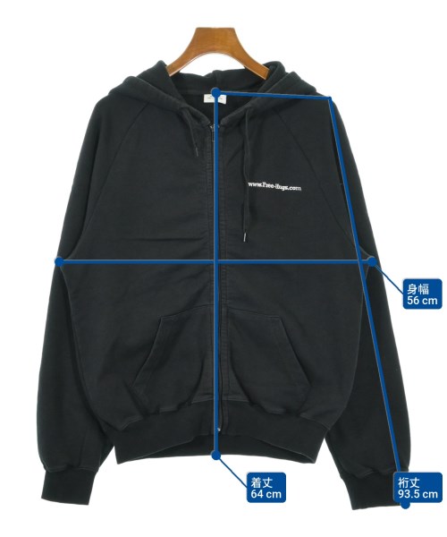 VETEMENTS（ヴェトモン）パーカー 黒 サイズ:M メンズ/2200691893020