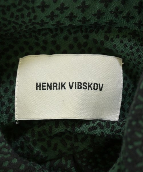 HENRIK VIBSKOV（ヘンリックヴィブスコブ）カジュアルシャツ 緑 サイズ:M メンズ/2200681885097