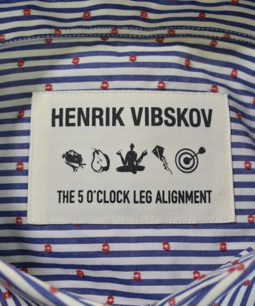 HENRIK VIBSKOV（ヘンリックヴィブスコブ）カジュアルシャツ 青 サイズ:M メンズ/2200645937022