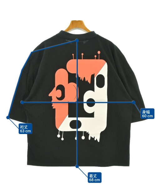 HENRIK VIBSKOV（ヘンリックヴィブスコブ）Tシャツ・カットソー 黒 サイズ:S レディース/2200648258223