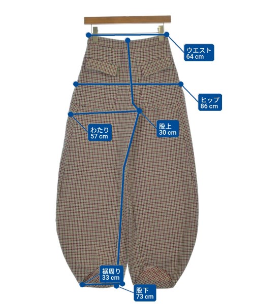 HENRIK VIBSKOV（ヘンリックヴィブスコブ）スラックス ピンク サイズ:XS レディース/2200662861027