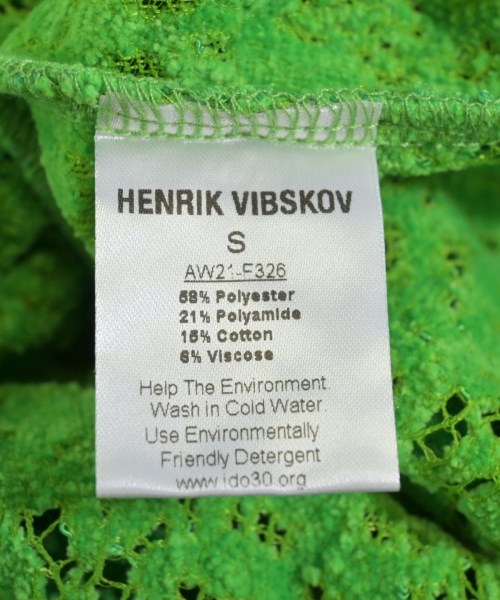 HENRIK VIBSKOV（ヘンリックヴィブスコブ）ワンピース 緑 サイズ:S レディース/2200725356088