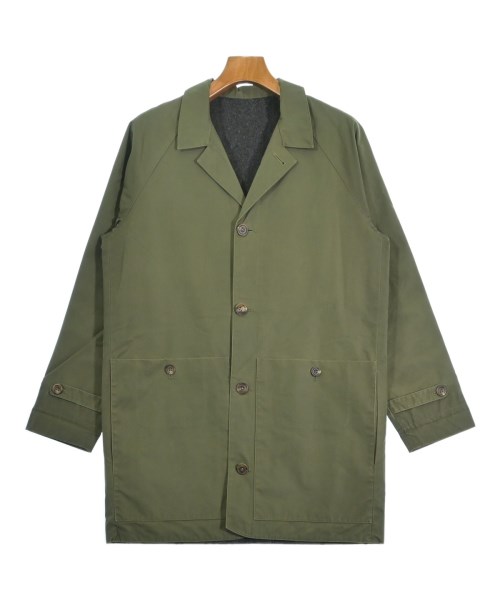 S.E.H KELLY(エスイーエイチケリー)ステンカラーコート カーキ サイズ:XS/2200641721014