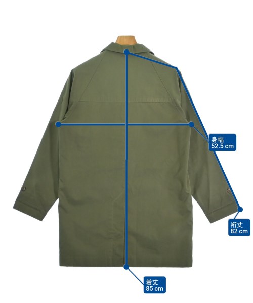 S.E.H KELLY（エスイーエイチケリー）ステンカラーコート カーキ サイズ:XS メンズ/2200641721014