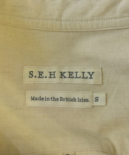 S.E.H KELLY（エスイーエイチケリー）カジュアルシャツ ベージュ サイズ:S メンズ/2200604796080