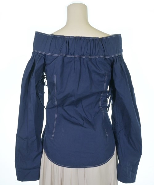 CEDRIC CHARLIER（セドリック　シャルリエ）ブラウス 紺 サイズ:38(S位) レディース/2200636555051