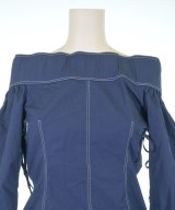 CEDRIC CHARLIER（セドリック　シャルリエ）ブラウス 紺 サイズ:38(S位) レディース/2200636555051