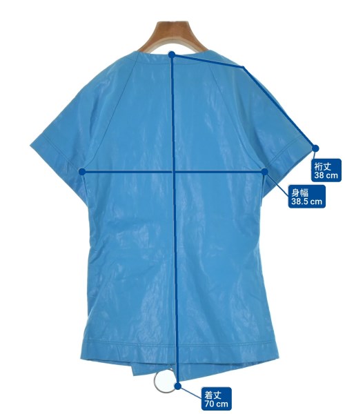 CEDRIC CHARLIER（セドリック　シャルリエ）カジュアルシャツ 青 サイズ:40(M位) レディース/2200627681011