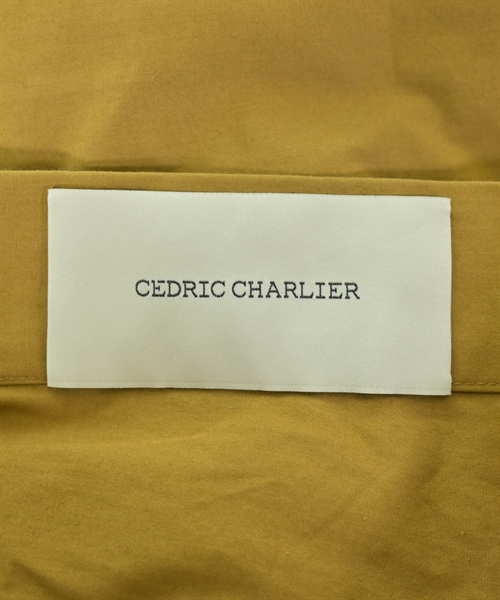 CEDRIC CHARLIER（セドリック　シャルリエ）ひざ丈スカート 黄 サイズ:40(M位) レディース/2200626828035