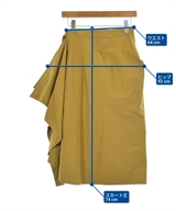 CEDRIC CHARLIER（セドリック　シャルリエ）ひざ丈スカート 黄 サイズ:40(M位) レディース/2200626828035
