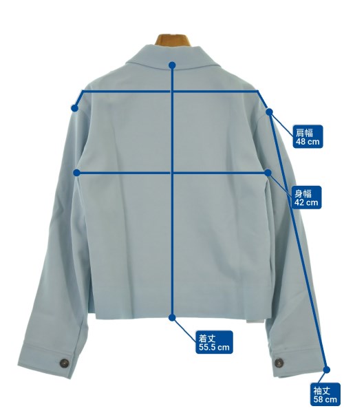 CEDRIC CHARLIER（セドリック　シャルリエ）ジャケット 青 サイズ:42(M位) レディース/2200618600014