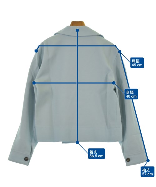 CEDRIC CHARLIER（セドリック　シャルリエ）ジャケット 青 サイズ:40(M位) レディース/2200618600021