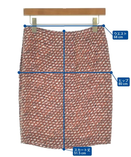 CEDRIC CHARLIER（セドリック　シャルリエ）ミニスカート オレンジ サイズ:40(M位) レディース/2200620287067