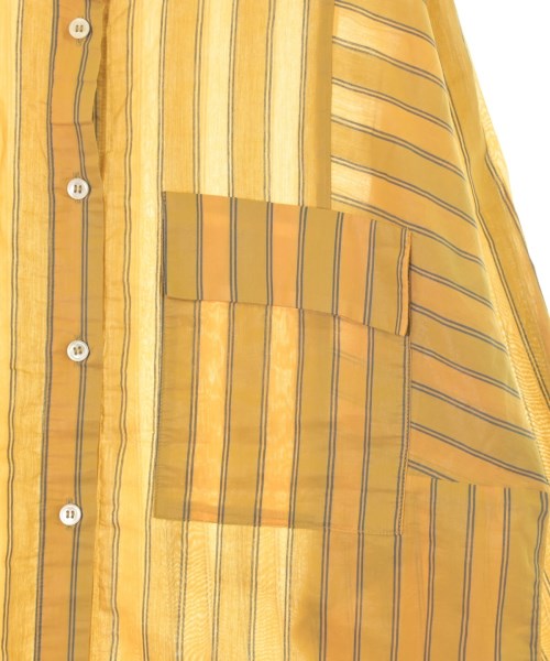 TELA（テラ）カジュアルシャツ 黄 サイズ:40(M位) レディース/2200643958036