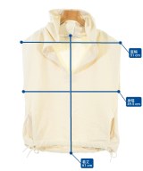 TELA（テラ）パーカー 白 サイズ:XS レディース/2200676867381