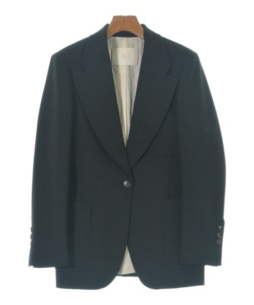 TELA(テラ)テーラードジャケット 黒 サイズ:42(M位)/2200670580019