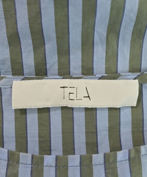 TELA（テラ）ブラウス 青 サイズ:40(M位) レディース/2200712095082