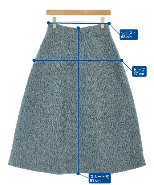 TELA（テラ）ロング・マキシ丈スカート 青 サイズ:42(M位) レディース/2200638731101