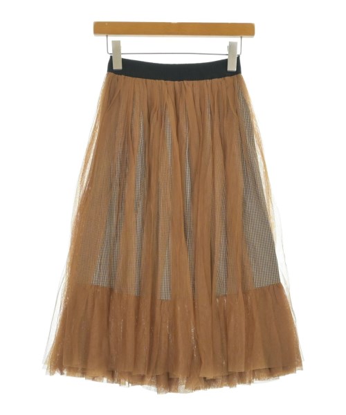 TELA(テラ)ロング・マキシ丈スカート 茶 サイズ:S/2200650386181