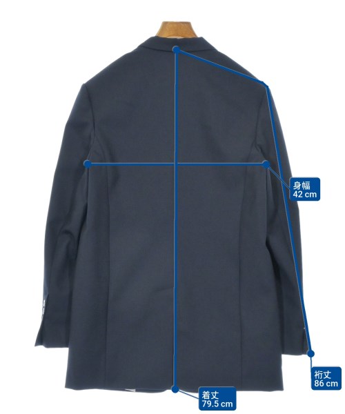 TELA（テラ）テーラードジャケット 紺 サイズ:42(M位) レディース/2200660581019